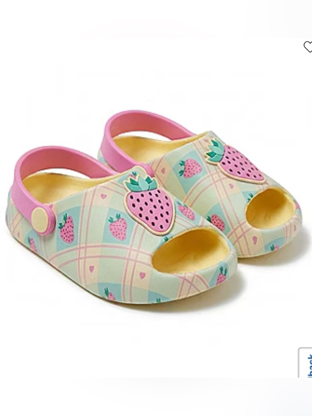 Strawberry Toddler Girls Clogs